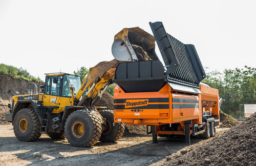 Crible à criblage sec - SM 620.2 SA - Doppstadt - pour chantier de construction / pour le bois / pour le recyclage