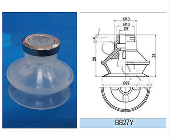 Ventouse à soufflet - TBM LIMITED - de levage / en silicone