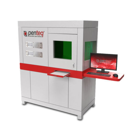 Machine de marquage laser à fibre - penteq - refroidie par air / contrôlée par ordinateur / fraisage