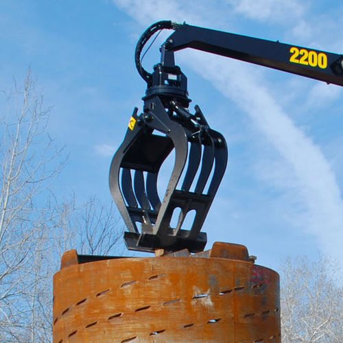 Grappin butt'n top - HD series - Builtrite Mfg - hydraulique / à bois / pour tuyaux