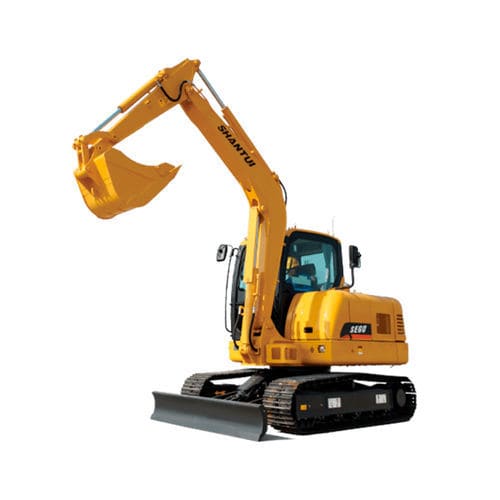 Mini pelle - SE60 - SHANDONG SHANTUI CONSTRUCTION MACHINERY IMP&EXP CO - sur chenilles / diesel