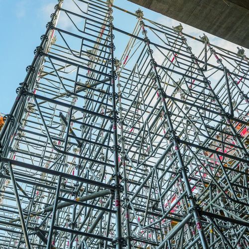 Tour d'échafaudage de façade - ST 60 - Hünnebeck GmbH - modulaire