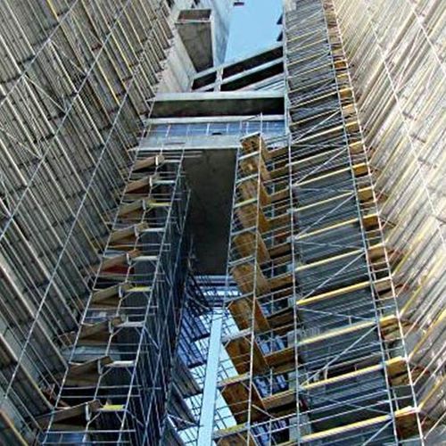 Échafaudage fixe - BOSTA® 100 - Hünnebeck GmbH - de façade / modulaire