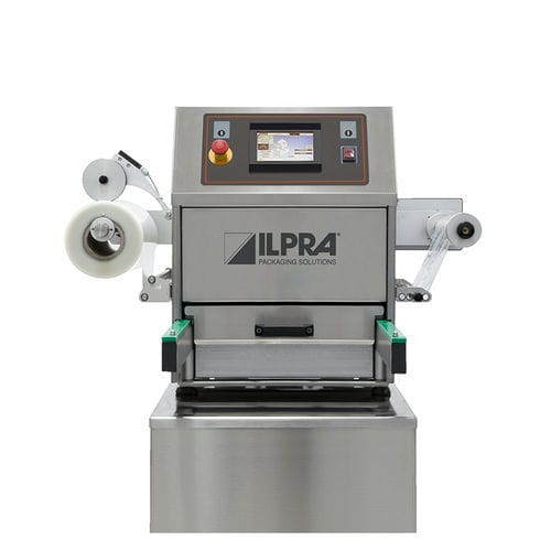 Thermoscelleuse de barquette semi-automatique - FOODPACK ENERGY - Ilpra S.p.A. - linéaire / pour l'industrie agroalimentaire / pour barquettes