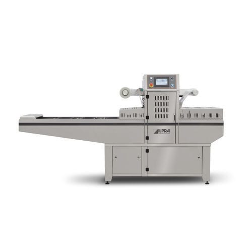 Thermoscelleuse de barquette automatique - FOODPACK SPEEDY - Ilpra S.p.A. - linéaire / pour l'industrie agroalimentaire / pour barquettes