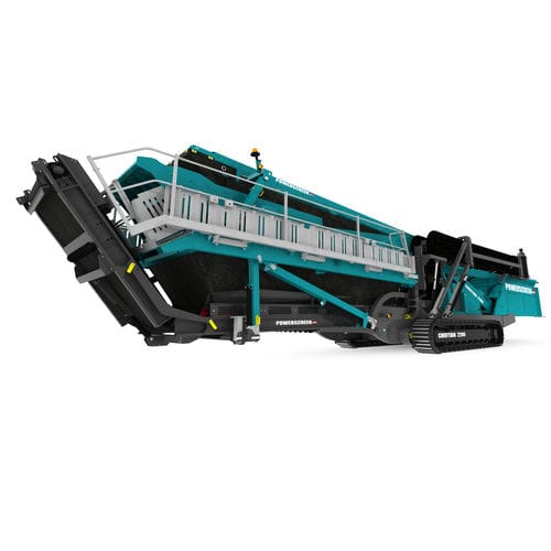 Crible pour chantier de construction - CHIEFTAIN 2200  - Powerscreen - mobile / pour produits en vrac / 2 fractions