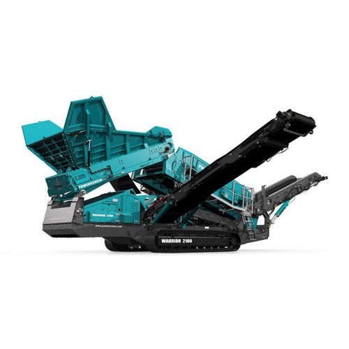 Crible pour le recyclage - Warrior 2100 Triple - Powerscreen - mobile / pour produits en vrac / 2 fractions