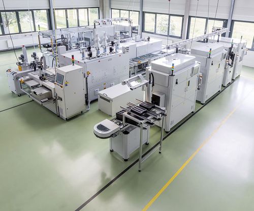 Ligne d'assemblage pour unité de capteur - SkyLine - Wolf Produktionssysteme GmbH & Co.KG