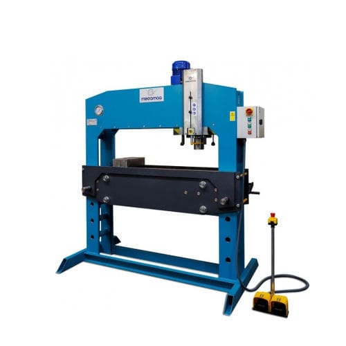 Presse hydraulique - CD-150 - Mécamaq - motorisée / à redresser / à pont