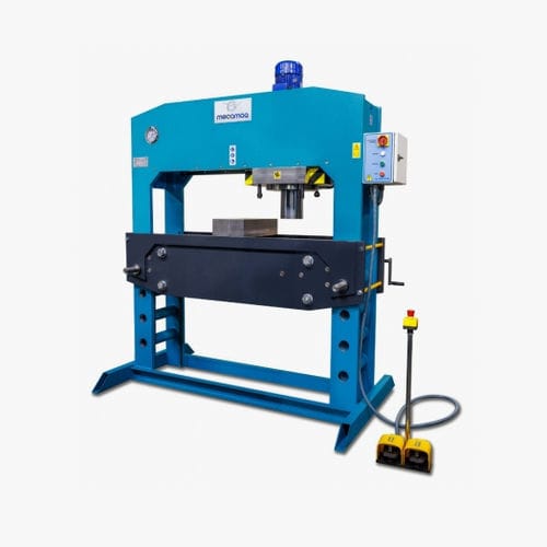 Presse hydraulique - CD-200 - Mécamaq - motorisée / à redresser / à tête déplaçable