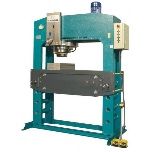Presse hydraulique - CD-300 - Mécamaq - motorisée / à redresser / à tête déplaçable