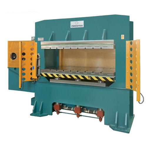 Presse hydraulique - PDM-150 - Mécamaq - électrique / à compression / à plateaux chauffants