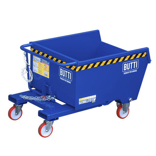 Benne basculante pour gerbeur - 751R - BUTTI - avec roues