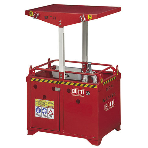 Plateforme de travail - 367TS - BUTTI - suspendue / porte-opérateur / avec garde-corps de sécurité