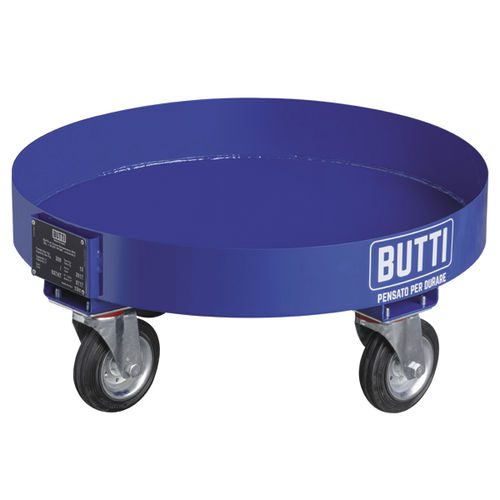 Chariot de manutention - 927AT - BUTTI - en acier / porte fût / à roulettes