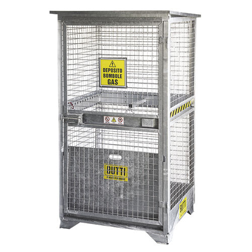 Armoire de stockage - 8870I1121 - BUTTI - au sol / à portes battantes / pour bouteilles de gaz
