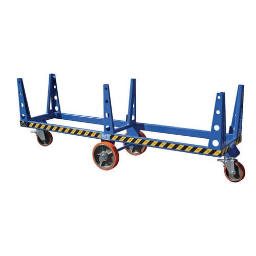 Chariot de transport - 938PBR series - BUTTI - de profilés / avec frein