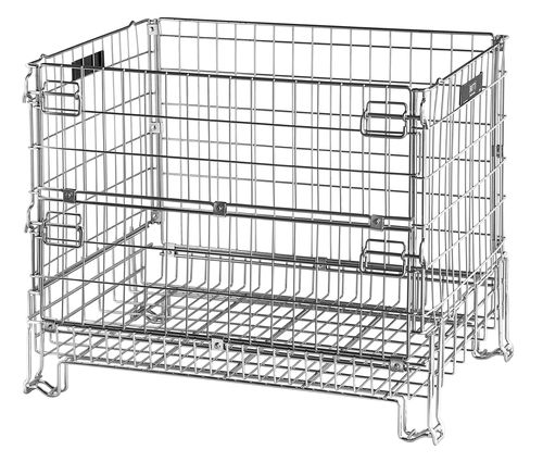 Caisse-palette grillagée - 881B10RSZ - BUTTI - de manutention / de stockage / pliable
