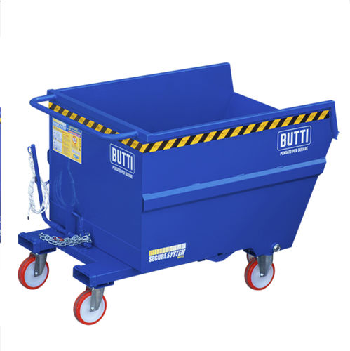 Benne basculante pour gerbeur - 754R - BUTTI - avec roues