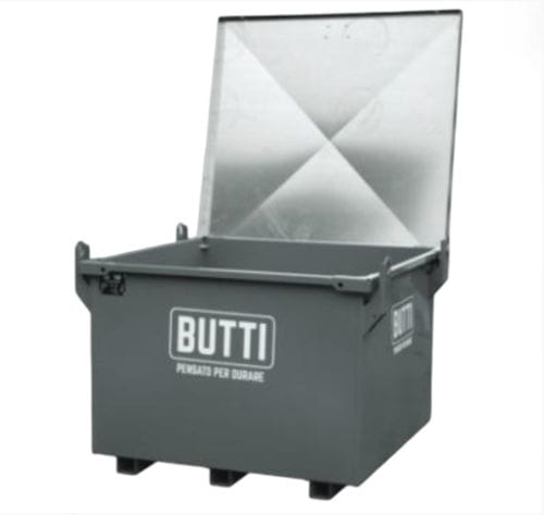 Caisse en zinc - 35 series - BUTTI - industrielle / avec couvercle
