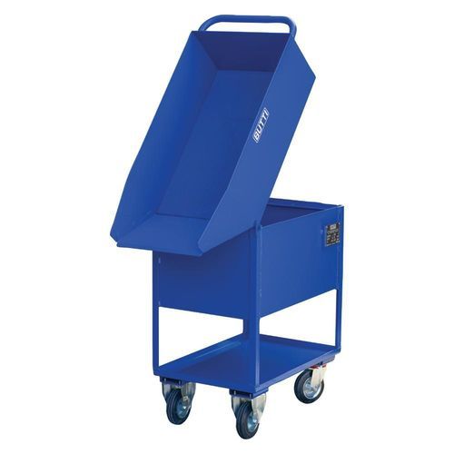 Chariot de manutention - 940 - BUTTI - en acier / 2 niveaux / pour bacs