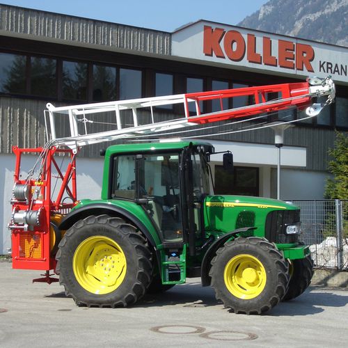 Câble-mât pour débardage en montée - K300T  - Koller Forsttechnik - pour débardage en montée et en descente / monté sur tracteur