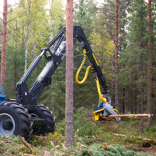 Grue à flêche articulée pour abatteuse forestière - 16H series - Kesla Oyj