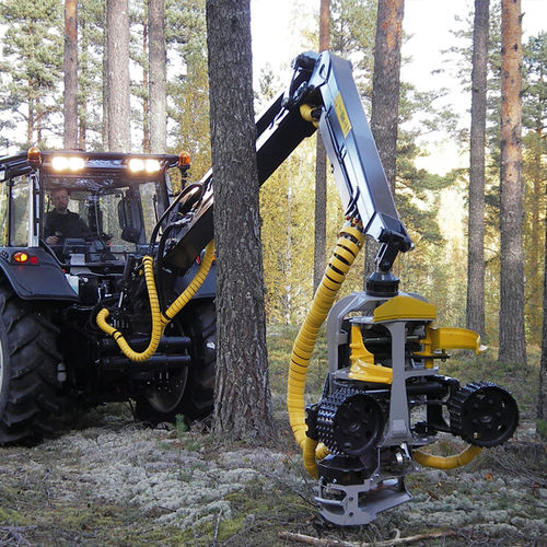 Grue à flêche articulée pour abatteuse forestière - 6H series  - Kesla Oyj
