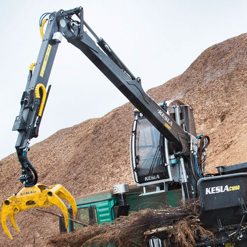 Grue sur plateforme - 1200 series  - Kesla Oyj - à flèche / télescopique / forestière