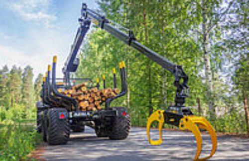 Chargeuse montée sur tracteur - 326T  - Kesla Oyj - forestière