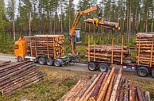 Grue montée sur camion - 22 series  - Kesla Oyj - à flèche / forestière / de levage