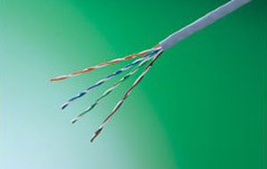 Câble optique de données - EM-DTI-C5e350 - Oki Electric Cable - paire torsadée / catégorie 5 / sans halogène