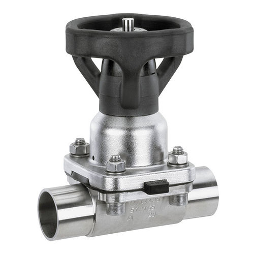 Vanne à membrane - 653 - GEMÜ Gebrüder Müller Apparatebau GmbH & Co. KG - avec volant / pour produits chimiques / filetée