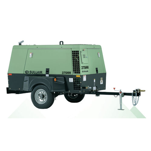 Compresseur rotatif - 375 HH  - SULLAIR - d'air / avec moteur diesel / mobile