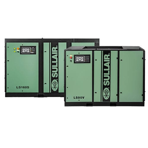 Compresseur rotatif - LS series - SULLAIR - d'air / à moteur électrique / stationnaire
