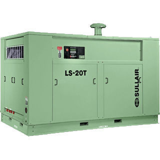 Compresseur rotatif - LS-20T - SULLAIR - d'air / à moteur électrique / stationnaire
