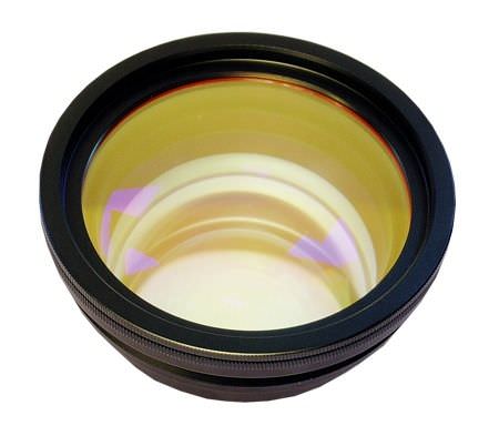 Lentille F-theta - EKSMA Optics - en verre / visible / de balayage