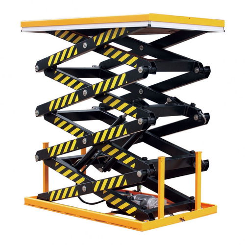 Table élévatrice à triple ciseaux - MSA14 series - DISSET ODISEO, S.L. - à quadruple ciseaux / hydraulique / stationnaire