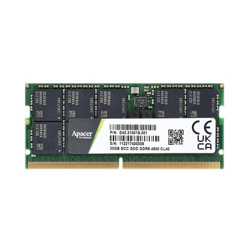 Module de mémoire SO-DIMM - Apacer Technology B.V. - DRAM / DDR5 / ECC