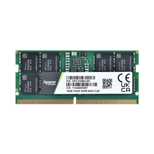 Module de mémoire DDR5 CSODIMM - Apacer Technology B.V. - industriel / ECC / rapide