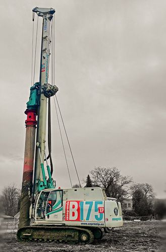 Foreuse géotechnique - B175 XP-2 - CASAGRANDE - Foundation Division - de pieux de fondation / sur chenilles / rotative