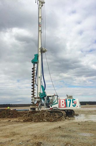 Foreuse à tarière continue - B175 XP-2  - CASAGRANDE - Foundation Division - géotechnique / de pieux de fondation / sur chenilles