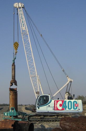Grue sur chenilles - C400 XP - CASAGRANDE - Foundation Division - à flèche / de levage