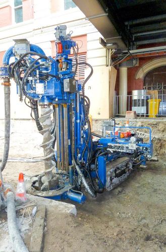 Foreuse mobile - HBR 203 D/E - HÜTTE Bohrtechnik - sur chenilles / rotative / hydraulique