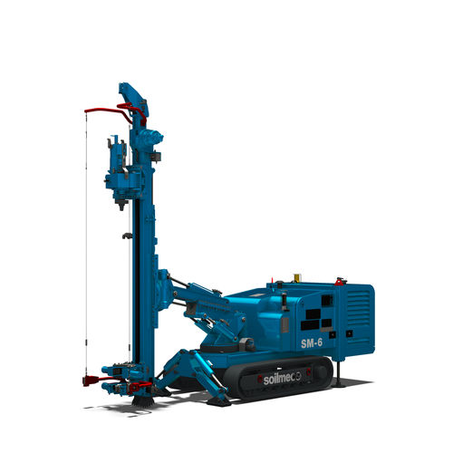 Foreuse de carottage - SM-6  - SOILMEC S.P.A. - de micropieux / sur chenilles / rotative