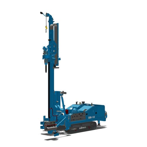 Foreuse de carottage - SM-18 - SOILMEC S.P.A. - multifonction / de micropieux / sur chenilles