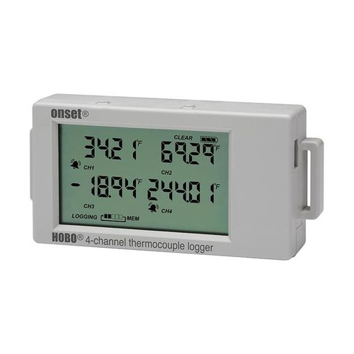 Enregistreur de données de température - HOBO UX120 - ONSET - USB / avec afficheur LCD / pour thermocouple