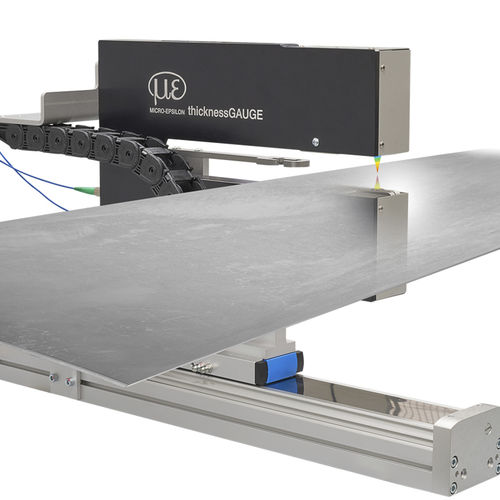 Mesureur d'épaisseur de verre - thicknessGAUGE C.C - MICRO-EPSILON - pour matériau fin / de film sec / de film
