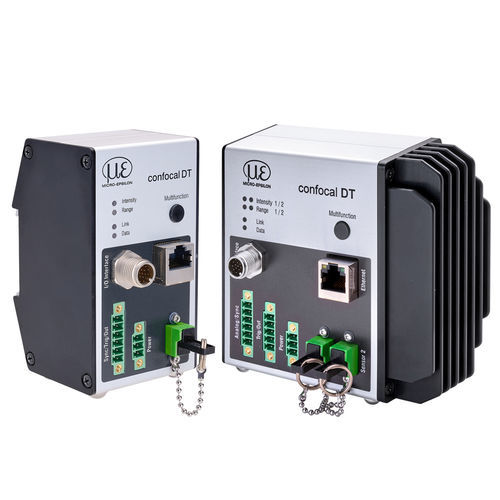 Capteur de déplacement linéaire - confocalDT IFC2416/IFC2417 - MICRO-EPSILON - sans contact / confocal à codage chromatique / EtherCAT