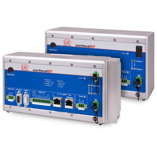 Capteur de déplacement linéaire - confocalDT IFC2465/66 - MICRO-EPSILON - sans contact / confocal à codage chromatique / EtherCAT